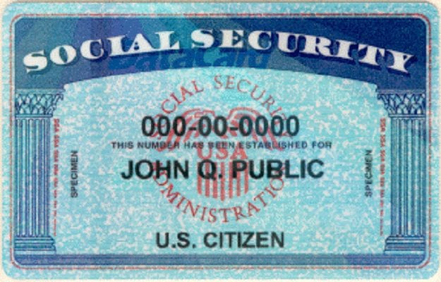 Source: Wikicommons, Labeled for reuse: https://upload.wikimedia.org/wikipedia/commons/c/cf/Social_security_card_john_q_public.png