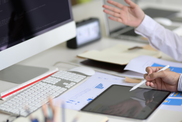 Man working at desk