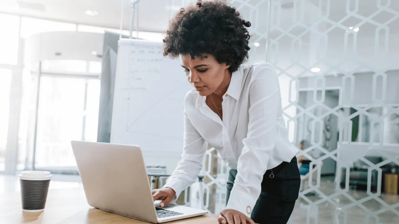 Business woman working in the office