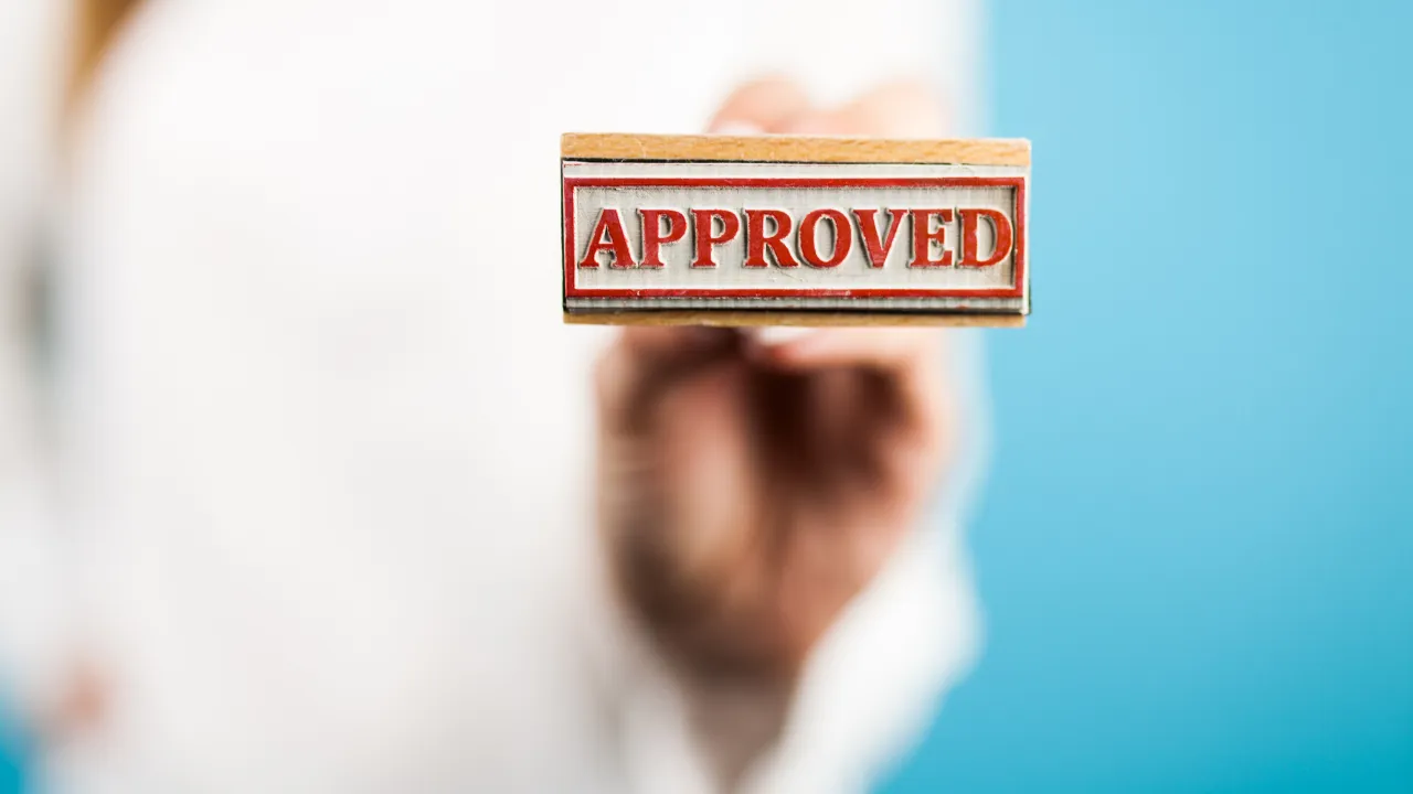 Approved stamp