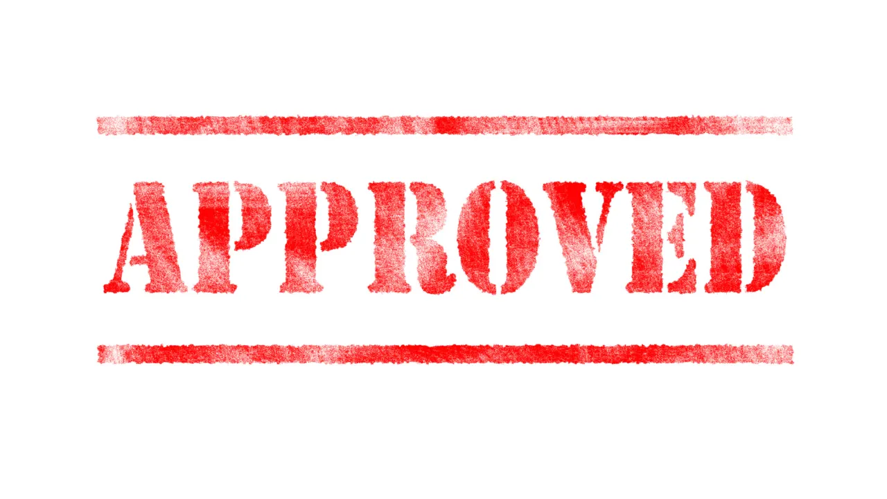 Approved stamp