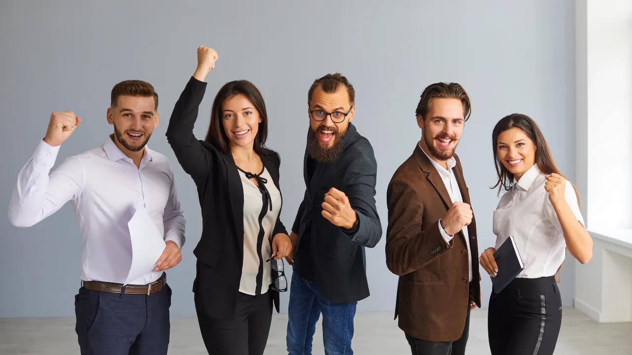 A group of entrepreneurs getting together to discuss