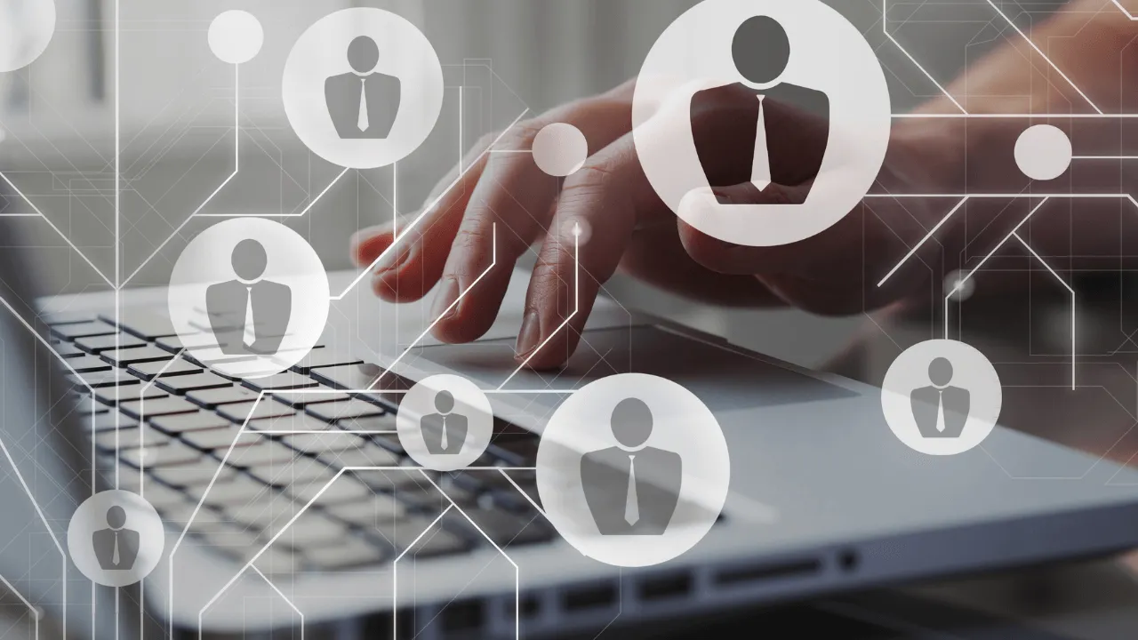 A recruiter searching for employees