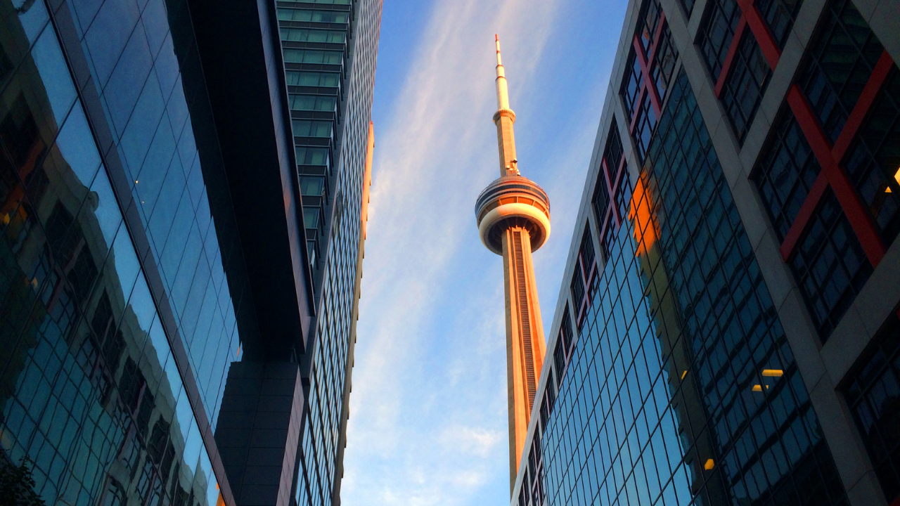 The CN tower in Toronto