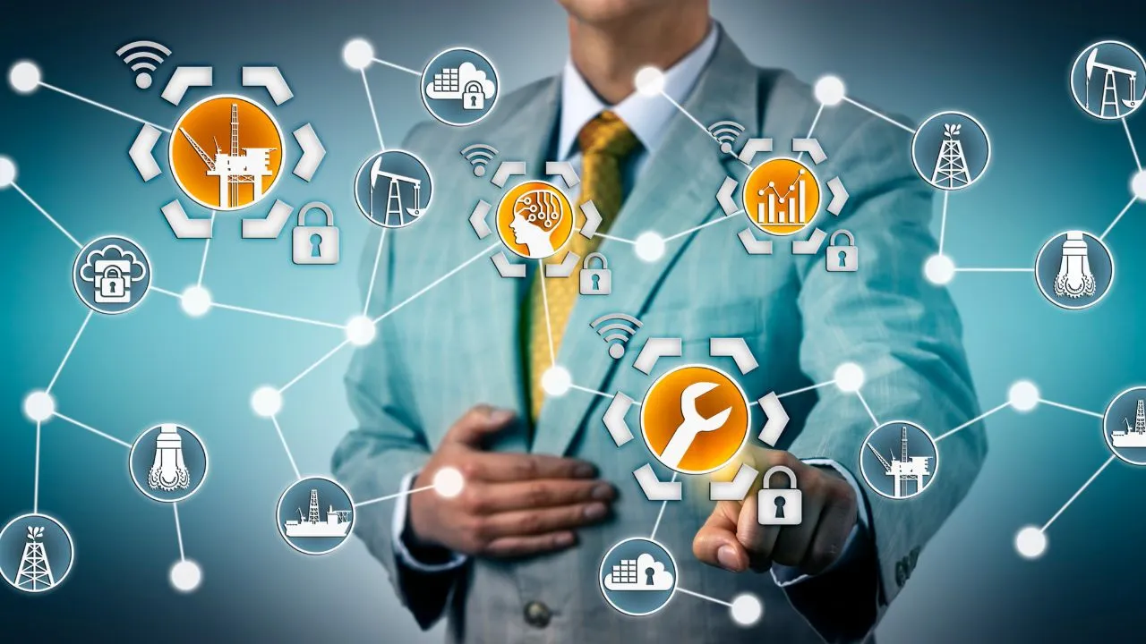 A general manager tending to his daily responsibilities