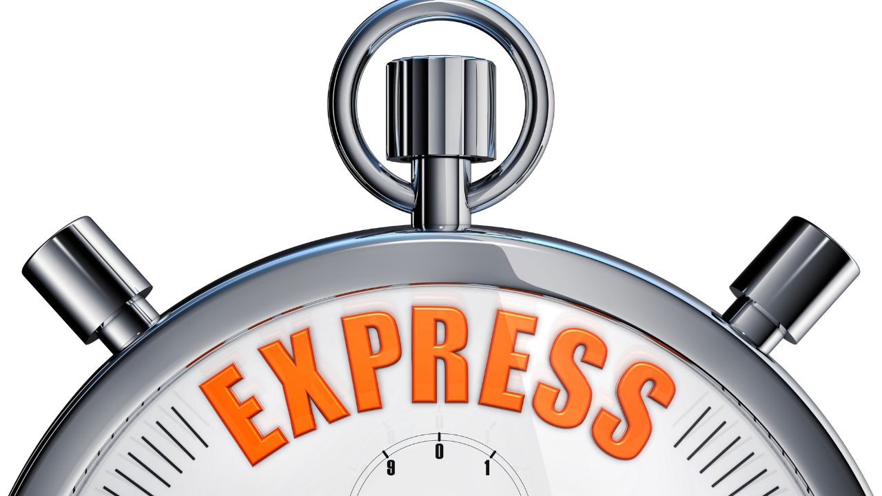 An express clock