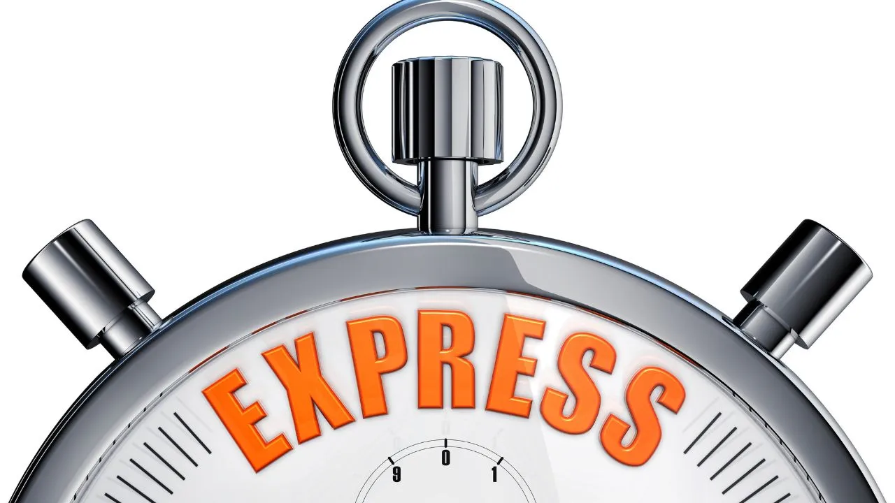 An express clock