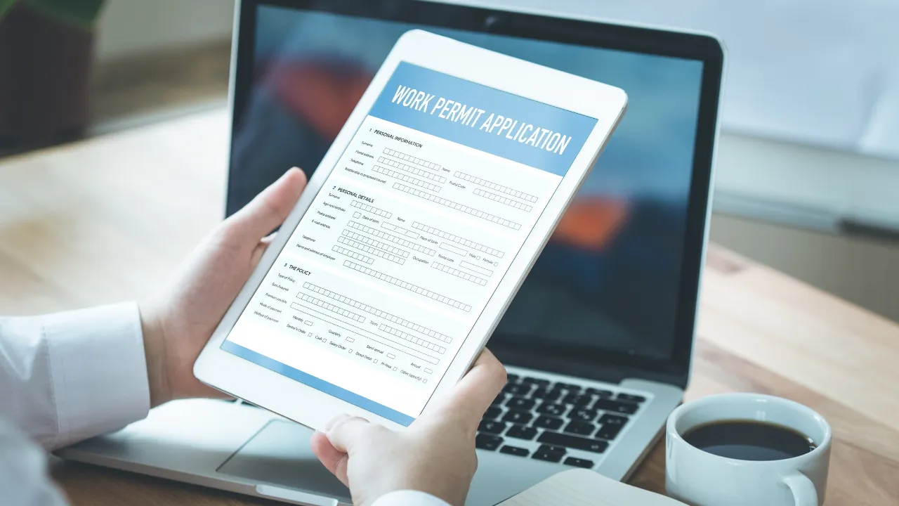 Work Permit application