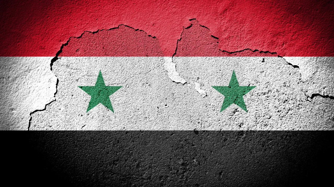 The Syrian flag