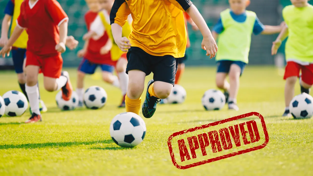 A soccer academy approval