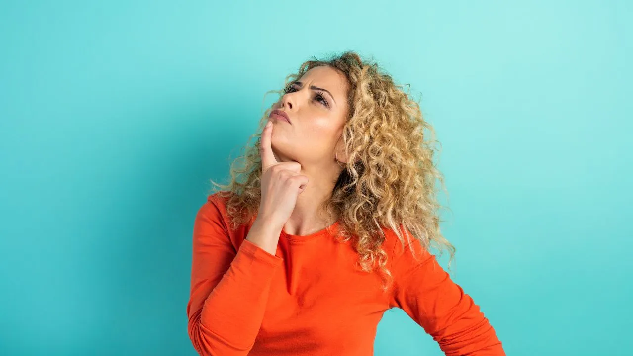 A woman looking at her options