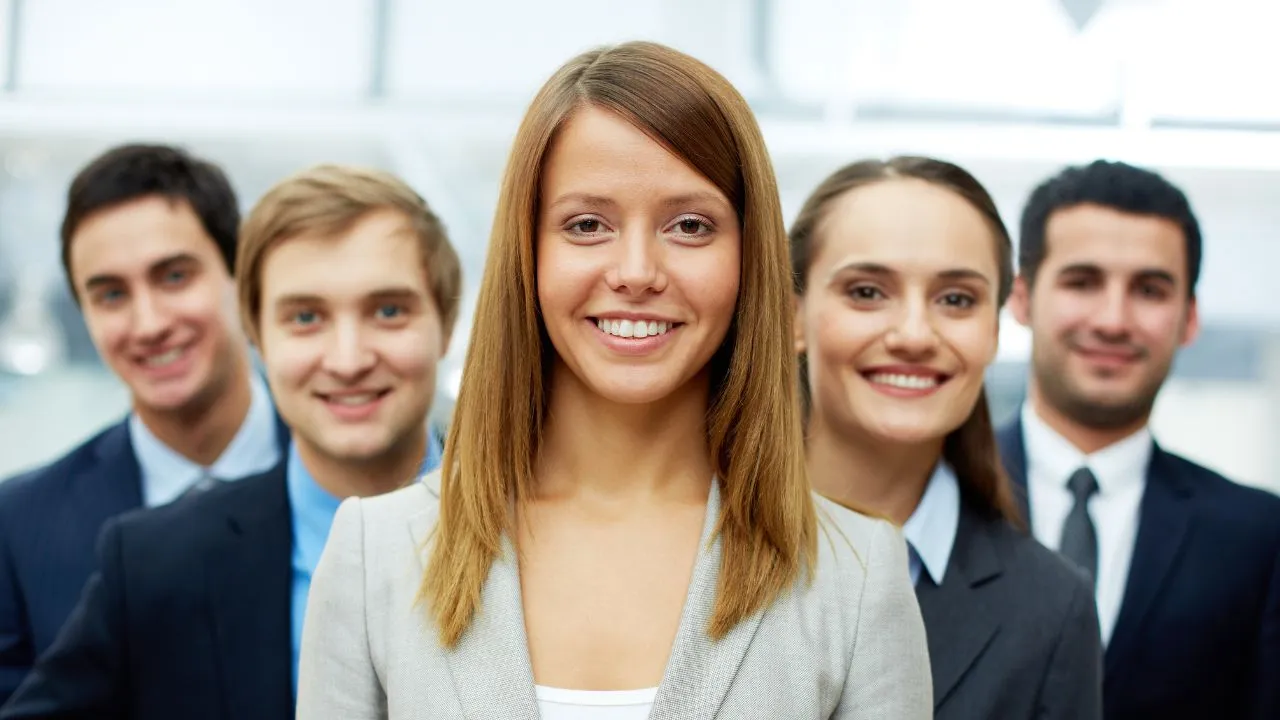 A group of professionals gathered