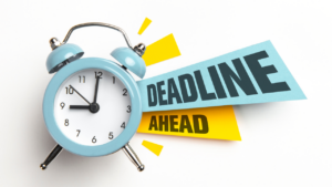 Deadline ahead alarm clock