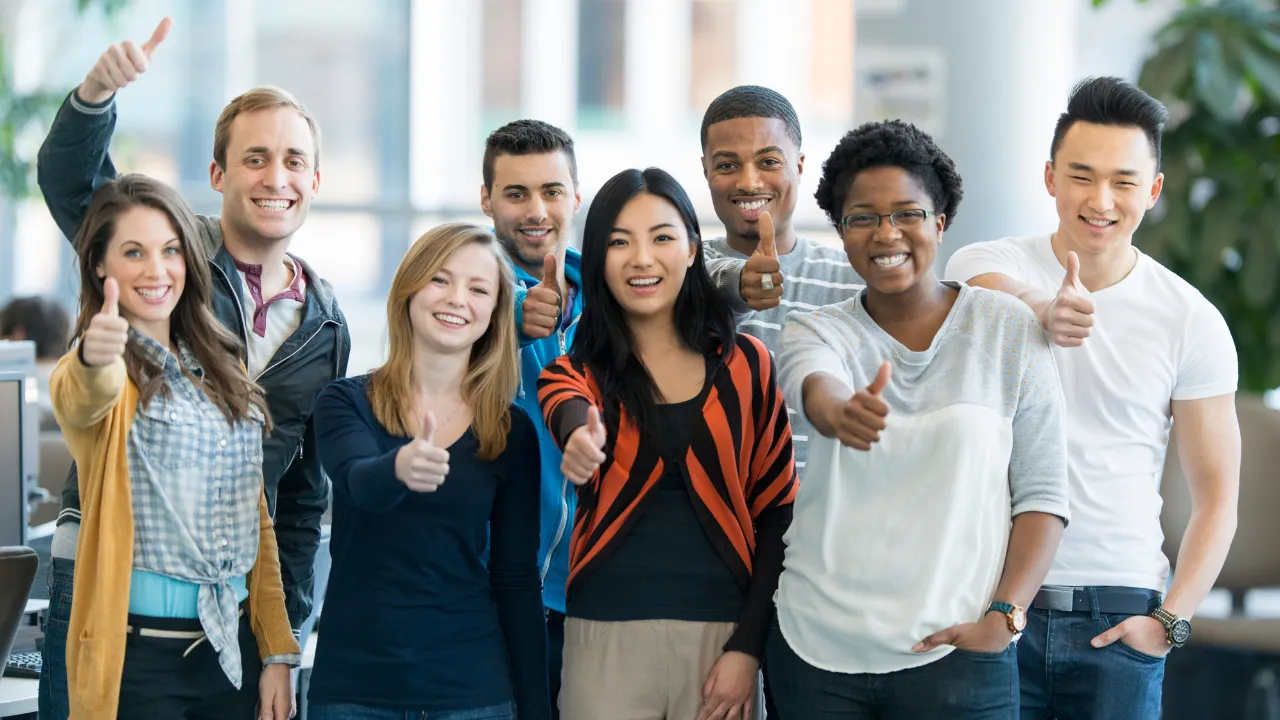 A group of J-1 students