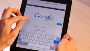 A tablet user on google scholar