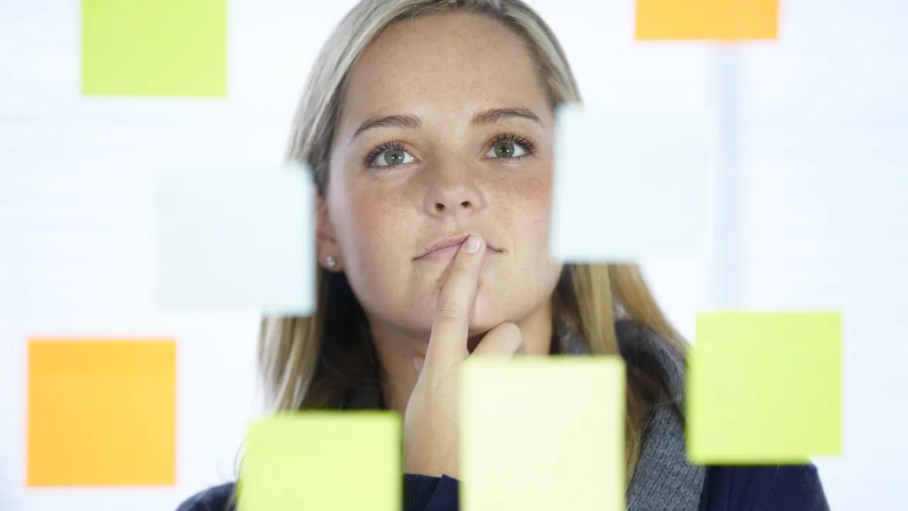 A woman considering her options