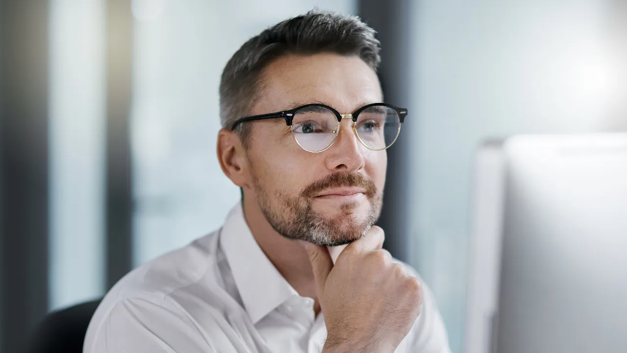 A business man considering his NIW options