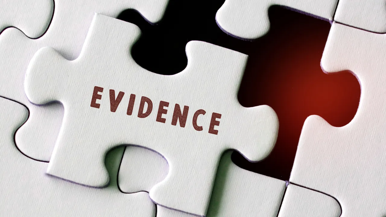Evidence puzzle piece