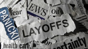 layoff newspaper.