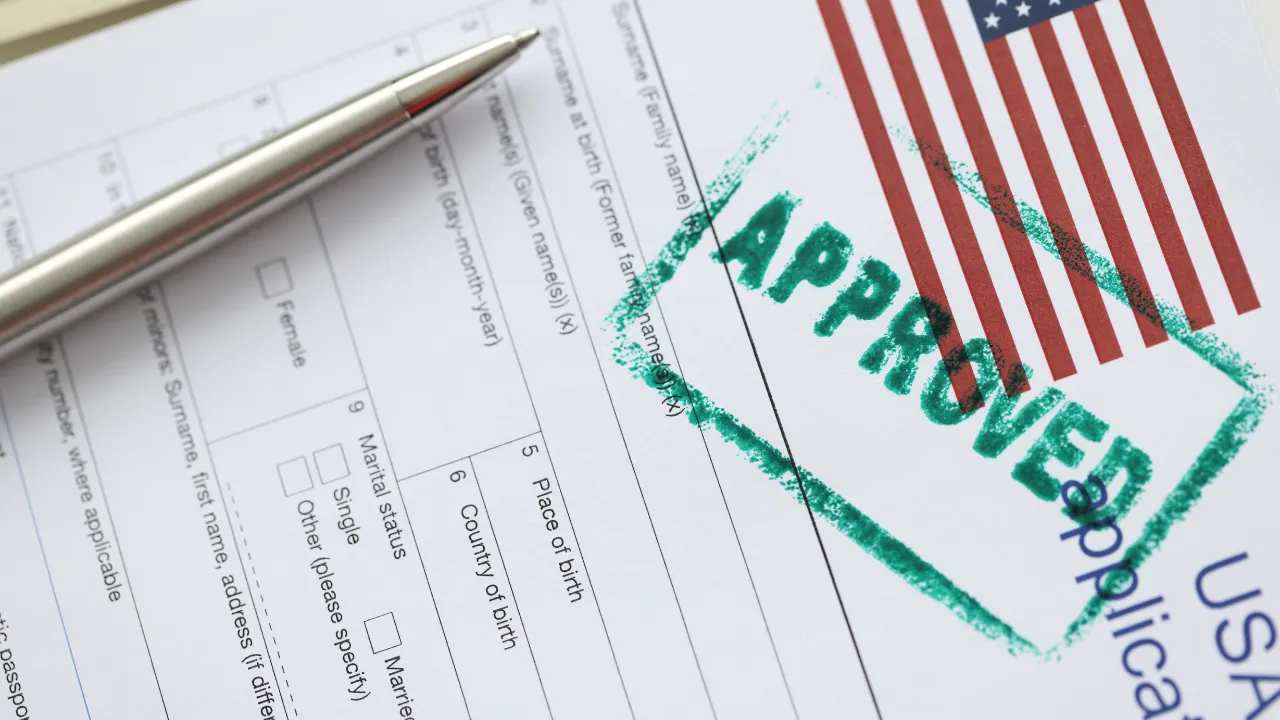 US immigration application approval