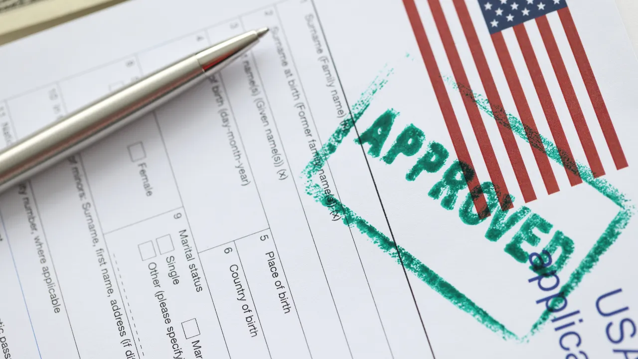 Approval stamp on document