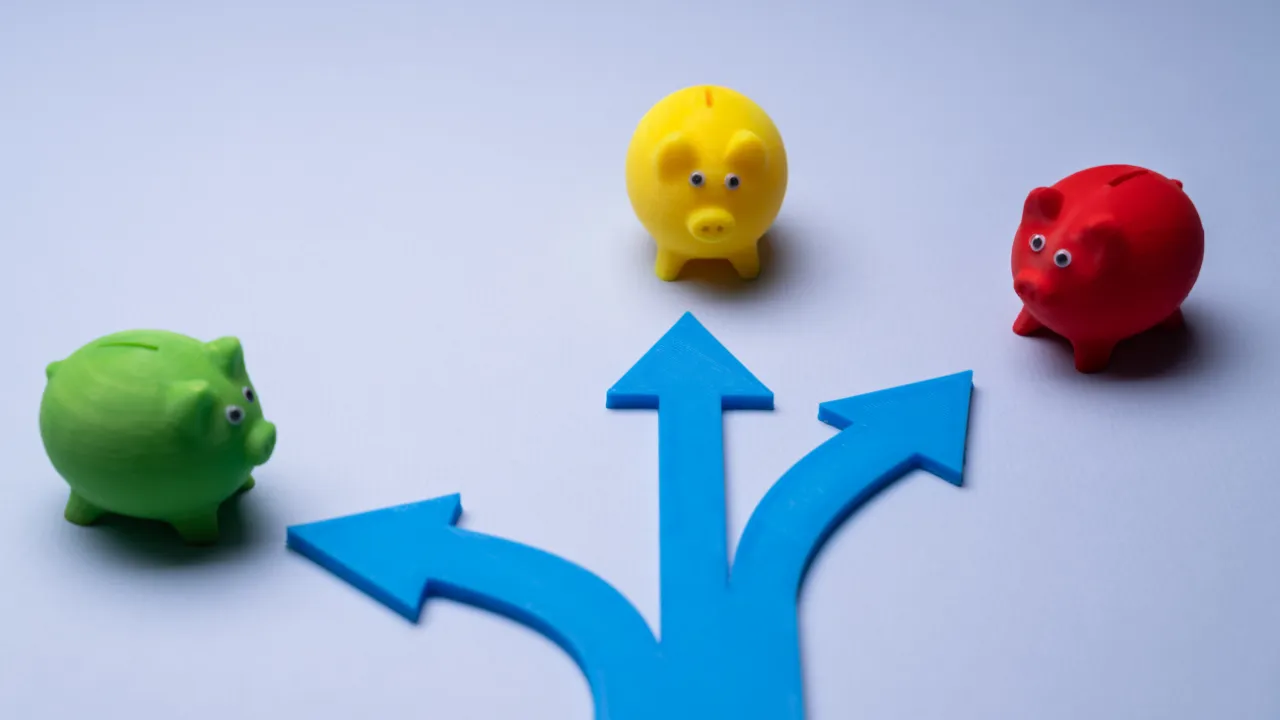 The paths leading to piggy banks