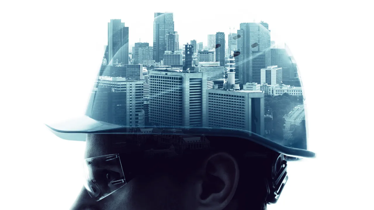 Engineer plan in a cap