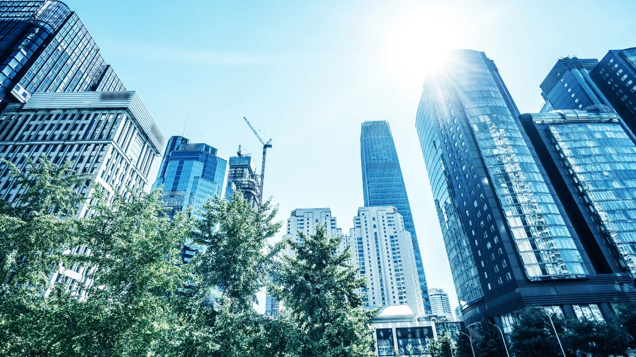 A collection of office buildings