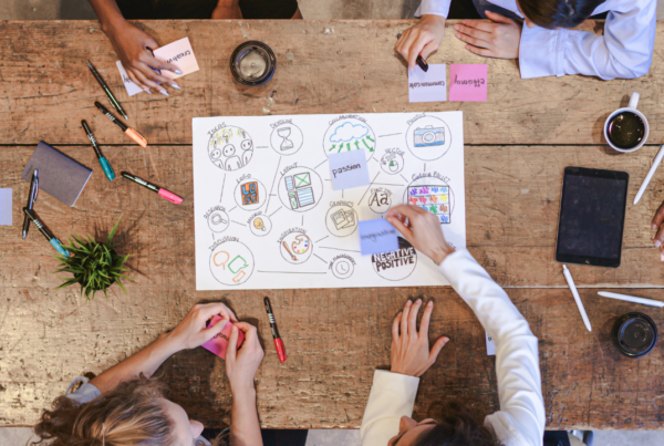 A marketing team brainstorming | Scott Legal, P.C. A marketing team brainstorming