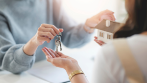 Real estate exchange of keys
