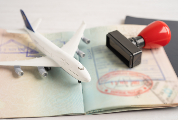 approval stamp in a passport