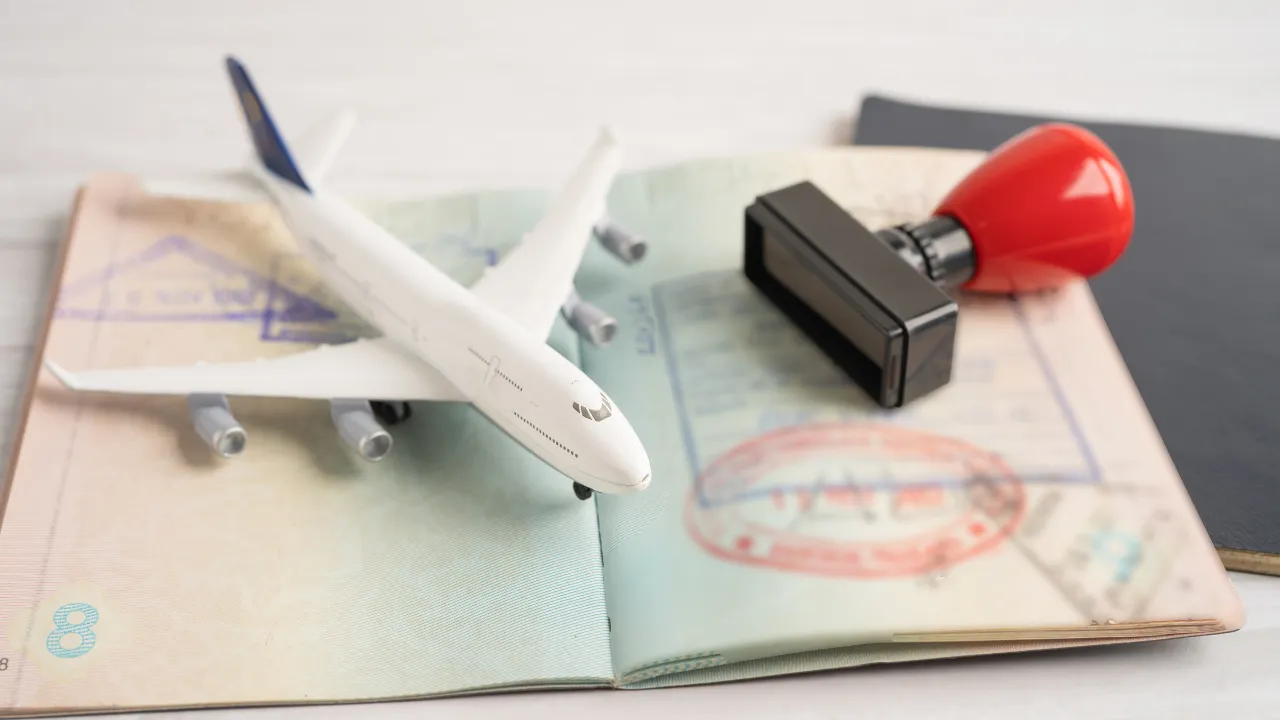 approval stamp in a passport