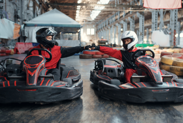 Two go-karting individuals | Scott Legal, P.C. Two go-karting individuals