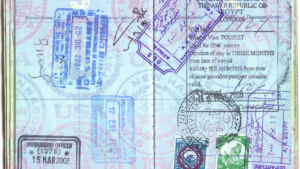 A passport full of stamps