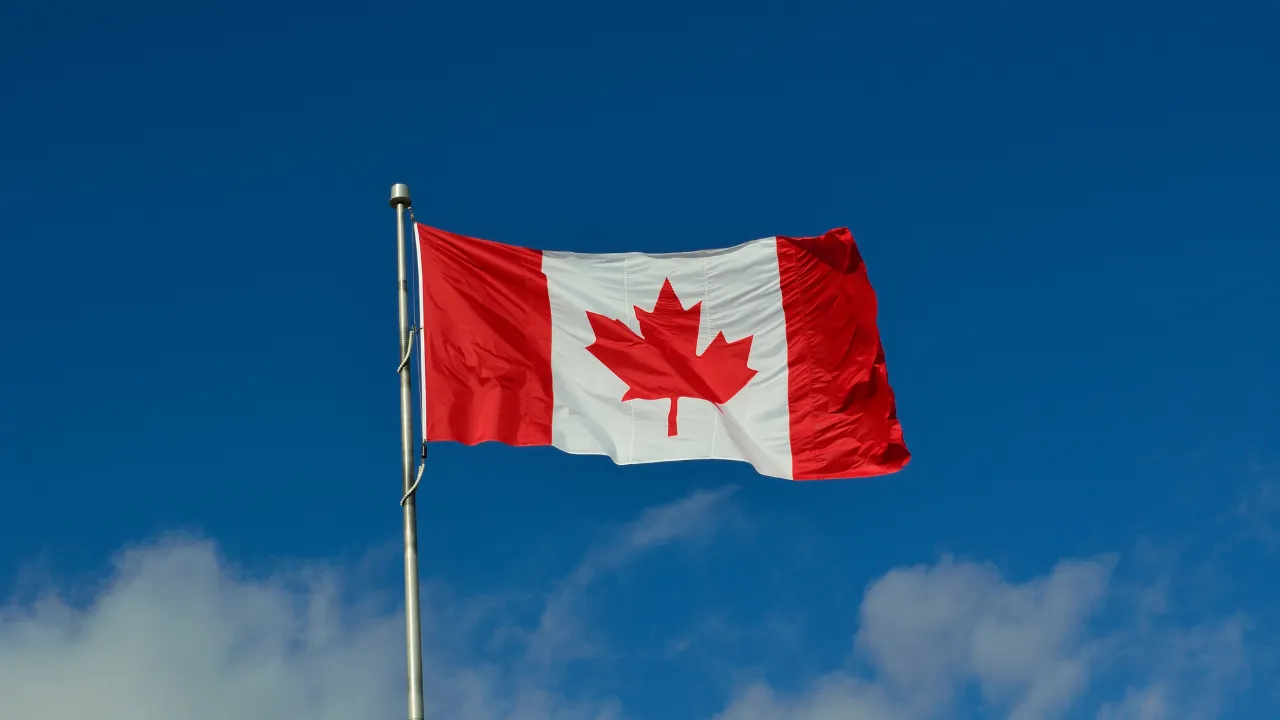 The Canadian flag