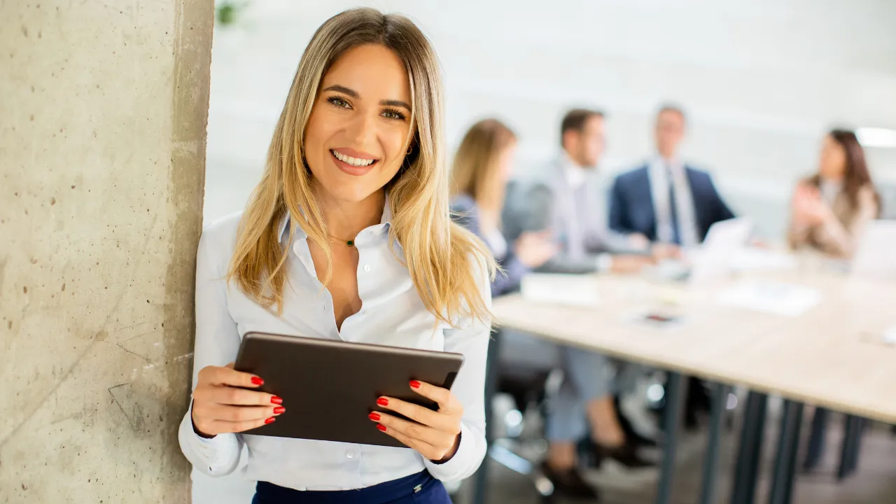Business Professional holding a meeting