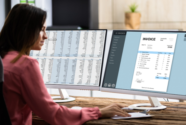 Accountant working