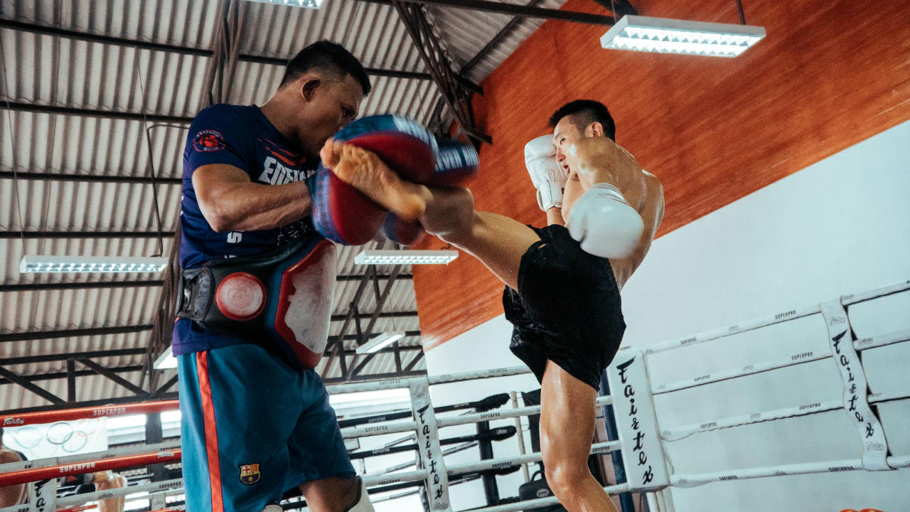 Martial arts gym.